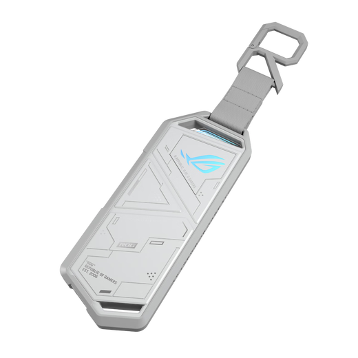 华硕ROG STRIX ARION 白色 幻影标准版 M.2 NVMe 移动外置固态硬盘盒 全铝机身/10Gbps