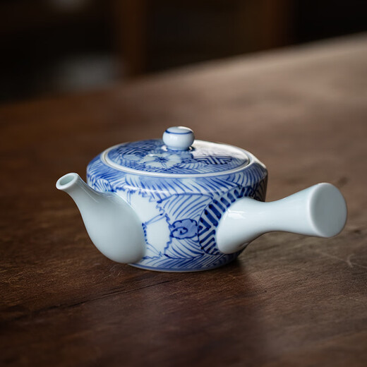 同合年货大清仓，超值特价日本进口茶具茶壶茶杯大特卖链接2 数量有限 【正价728元】染付斜纹急须