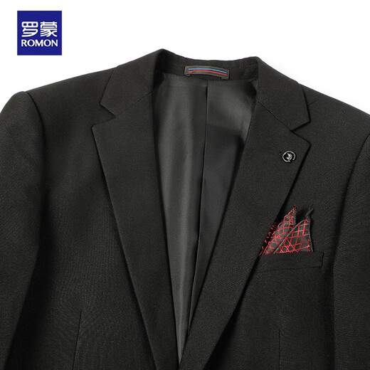 Romon suit men's slim fit professional formal elastic suit business groom's suit wedding dress men's clothing