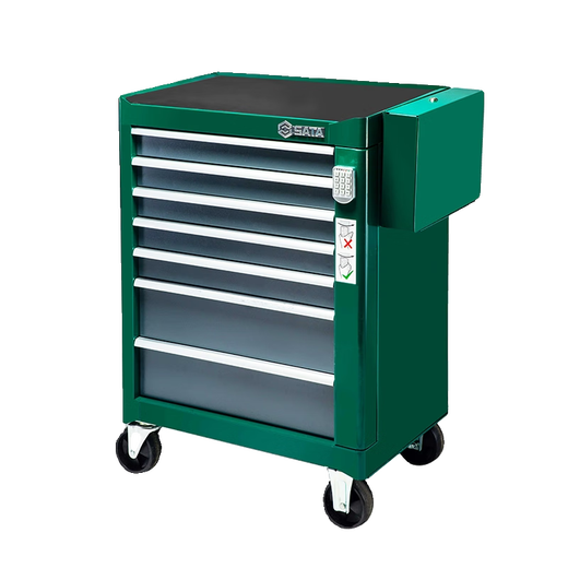 Shida (SATA) Shida 09932 Auto Repair Tool Trolley Set with Tools Heavy Duty Thickened 242-Piece Universal Mechanical Repair Kit 95107A 242-Piece Open-Traffic Mechanical Repair Tool Trolley Set/Including Car