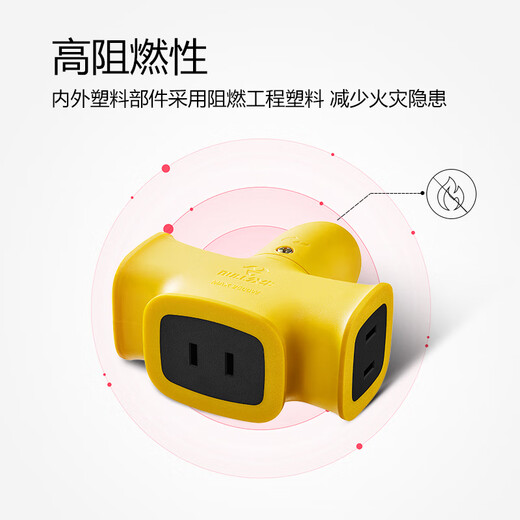公牛（BULL）插座插排插线板 工程摔不烂3位无线插座GN-C221X（需自行配电源线和插头）