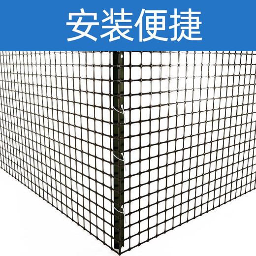 Boundary map plastic mesh protective breeding chicken fence net corn mesh fence safety net protective grid guardrail fence 1.2 meters high + 3 cm hole + tie 2.3 mm thick (50 meters / roll) simple protection