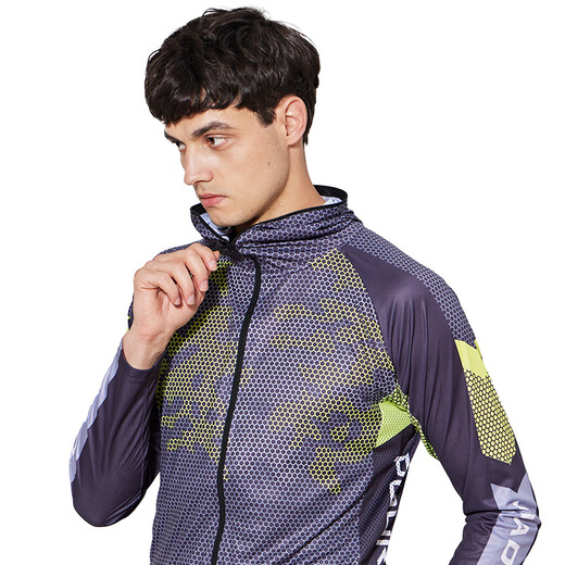 JIADIAONI (JIADIAONI) 24 new products, competition style fishing clothing, quick-drying sun protection clothing, fishing-specific road suit, men's hooded, lightweight and breathable, quick-drying fishing clothing - competition type L