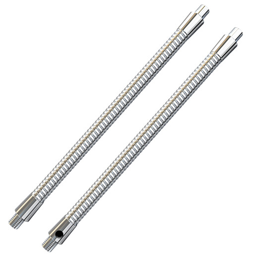 Accessoires de lampe de table LEDL, support d'éclairage, tuyau universel, tuyau de positionnement et de mise en forme en métal, tube serpent à col de cygne, tube de 10 centimètres, les deux extrémités 10*1.0 500 de long