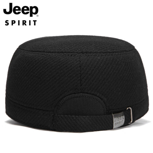 JEEP hat men's autumn and winter warm peaked cap plus velvet thickened winter hat windproof ear protection baseball cap A0146