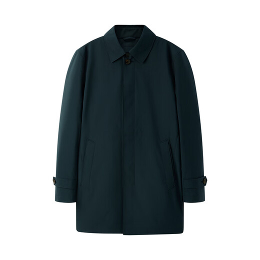 Youngor Windbreaker Men's 2025 Autumn and Winter Two-Wear Goose Down Removable Liner Thickened Warm Jacket Dark Green VEYF429948PBA L 175/96A