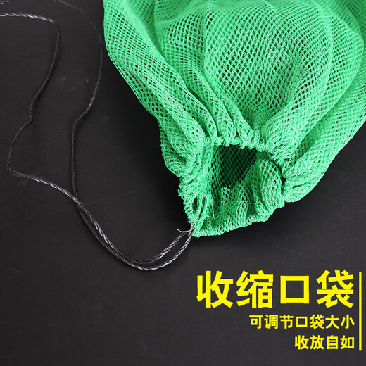 Quick Fighter Fish Net Fish Bag Fine mesh nylon braided thickened rubber silk fishing net bag is easy to carry. Length 60cm Width 40cm Mesh 3mm