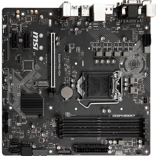 MSI B365M PRO-VDH motherboard supports 9100F/9400F/9500/9700F and supports WIN7 (Intel B365/LGA 1151)