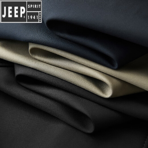 JEEP SPIRIT spring and autumn plus size men's mid-length business British windbreaker extra large loose lapel solid color fat man coat dark blue 6XL (recommended 230-250Jin Jin equals 0.5 kg)