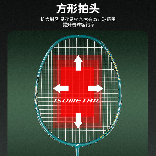 YONEX尤尼克斯羽毛球拍天斧进攻高磅全碳素进阶AX10橄榄绿已穿线附手胶