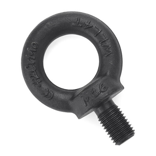 Jinggong 12.9 grade lifting eye screw high strength bolt black mold lifting eye lifting screw DIN580 M10-M56 M8 (recommended load bearing 0.8 tons)