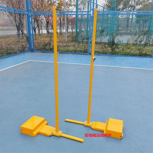 Mobile badminton rack standard court venue competition training badminton column cast iron base badminton rack cast iron base badminton rack 100kg