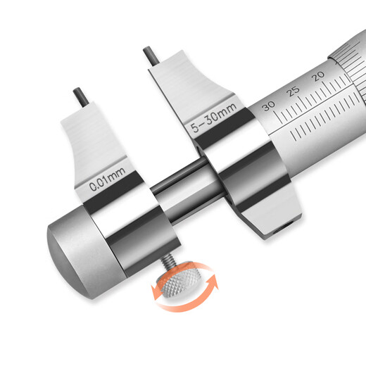 Shanggong internal micrometer 5-30mm graduation value 0.01 with 5mm calibration ring gauge inner hole inner diameter micrometer high precision spiral micrometer instrument BF030A