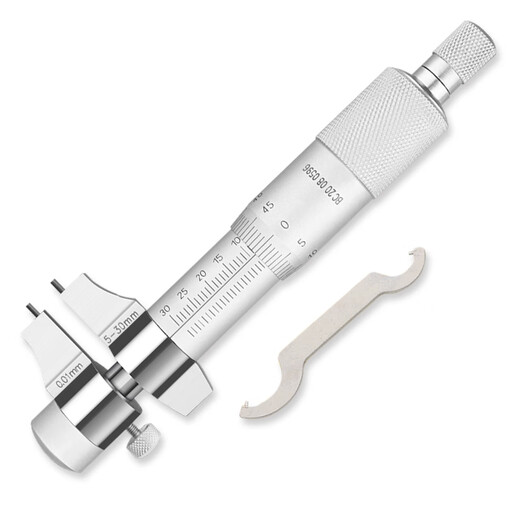 Shanggong internal micrometer 5-30mm graduation value 0.01 with 5mm calibration ring gauge inner hole inner diameter micrometer high precision spiral micrometer instrument BF030A