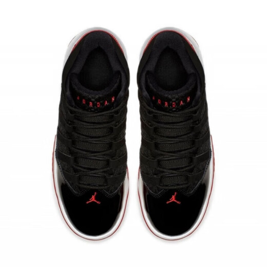 Nike (Nike) Basketballschuhe Frauenschuhe Sommer neue Freizeitschuhe Air Jordan Max Aura Xiaokang Schnalle Kear-resistente Sportschuhe AQ9214-006 Black und Red 36.5