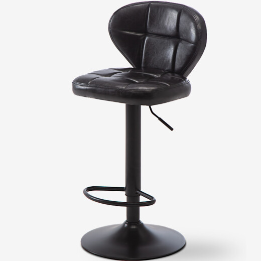 Botai bar chair simple high stool back bar chair home bar stool bar lift chair black BT-1378-1