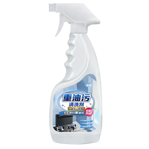 Wometuo Heavy Oil Cleaner Kitchen Dirt Removal Spray Range Hood Powerful Cleaning Oil Decontamination Cleaning Agent 500ml 1 Bottle Heavy Oil Cleaner 2 Bottles