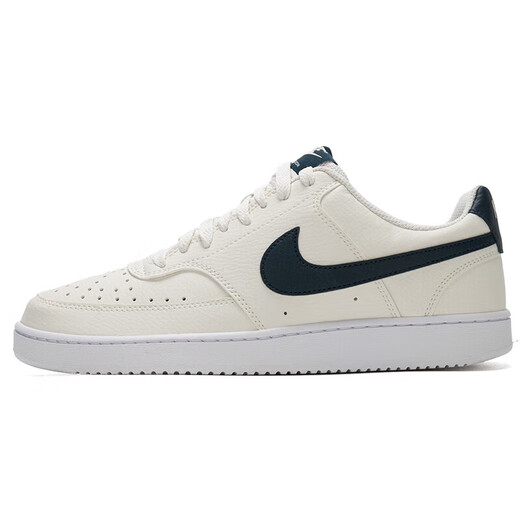 
Nike (NIKE) official ship store men's shoes summer sports shoes COURT non-slip wear-resistant low-top shoes fashionable and comfortable casual shoes HQ4867-101/simple version Air Force One/white dark blue 40