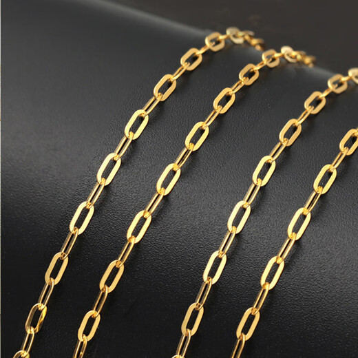Zhimo (ZHIMO) gold 18K anklet new love-shaped gold anklet summer accessories AU750 birthday gift for girlfriend