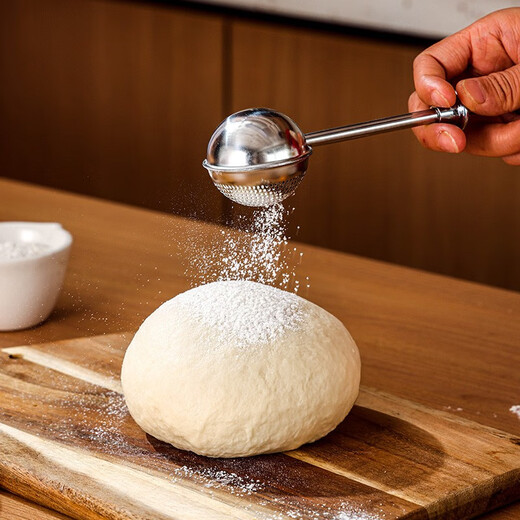 Vinland Japanese stainless steel powdered sugar sieve cocoa powder sprinkler sifter baking sieve flour sieve frosting sieve sieve sieve 304 stainless steel hemispherical powder spreader