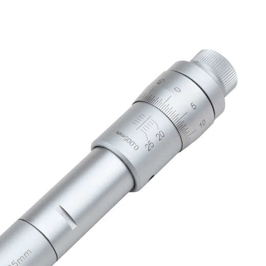 Three-quantity three-claw inner diameter micrometer digital display three-point internal measuring micrometer grasping aperture high precision 0.001 JD295 mechanical 20-25mm with ring gauge