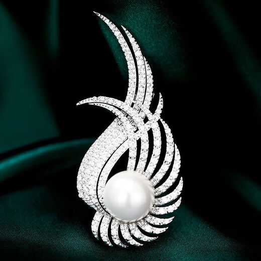 Ancient brooch, high-end women's light luxury corsage gift box, exquisite niche pin, silk scarf button, birthday gift for women, practical TW119 brooch 3-piece set