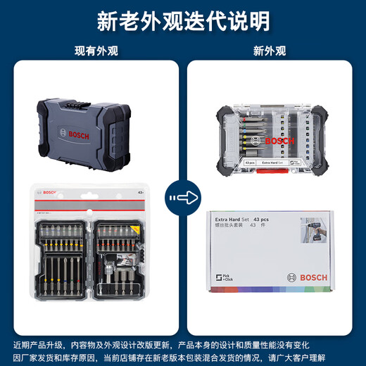 BOSCH Bosch screwdriver set electrical repair toys disassembly and assembly Rainbow Magic Box 43-piece set including handle extension rod