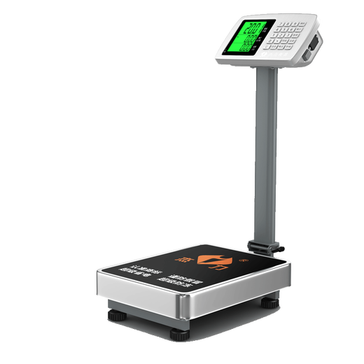 Jieli electronic scale commercial platform scale accurate 200 small weighing household 100kg 150kg express scale food scale larvae scale fruit pricing scale 150kg LCD large screen 30*40 table