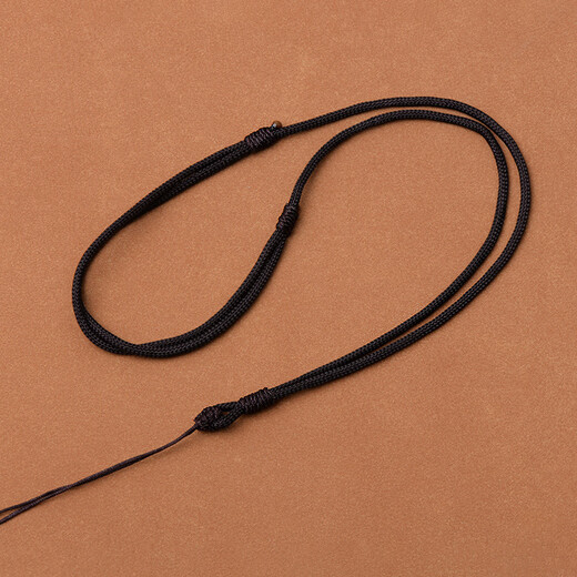 Beautifully made high-quality hand-woven diamond knot pendant jade pendant pendant rope necklace rope men and women simple gold lanyard red rope diamond knot plain rope red 1 piece