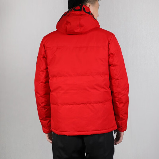 阿迪达斯（adidas） Neo新款男装运动夹克舒适时尚休闲防风保暖连帽棉服 FK9918 EI4419 S