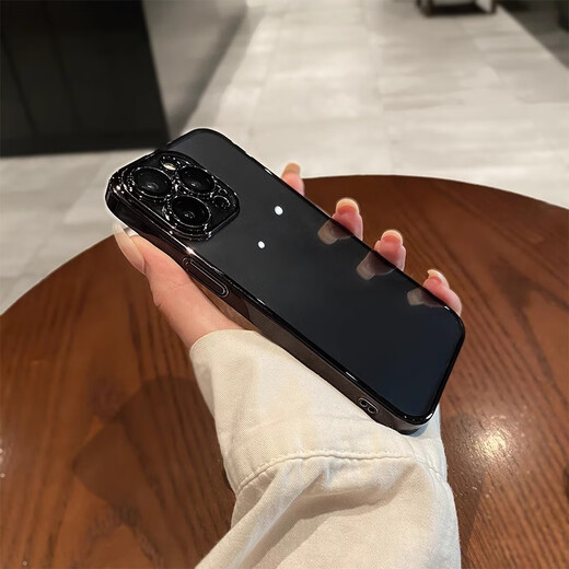 Qishang ins Internet celebrity Korean style high-end sense suitable for Xiaomi 17Pro mobile phone case 15sUltra silver K90 electroplated transparent Redmi Tubo4pro full package silver frame transparent electroplated soft shell Xiaomi 13