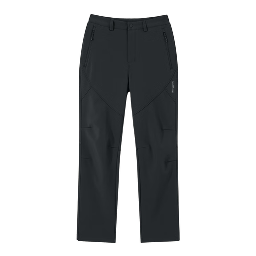 Pathfinder Tibetan Wolf Soft Shell Pants Men's Autumn and Winter New Outdoor Scratch-Resistant Hiking Mountaineering Pants Men's Casual Velvet Straight-leg Pants