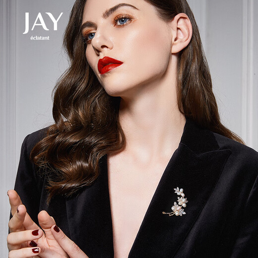 Jay baroque brooch, high-end female corsage, birthday gift for mother, mother-in-law, elders
