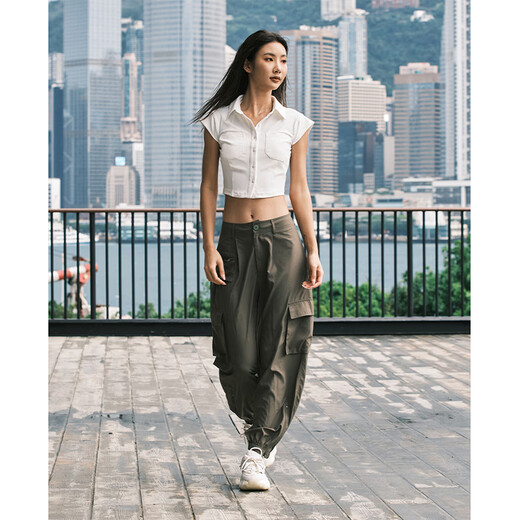 La Nikar sports short-sleeved shirt women's summer yoga top fitness wear running Pilates short slim T-shirt-S1381 Moonlight White XS