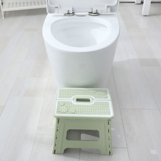 Tabouret de pliage en plastique épaissi pour usage domestique maza trains petits tabourets portables tabourets bas de la semelle basse pour trop grand michi bleu + 1050g