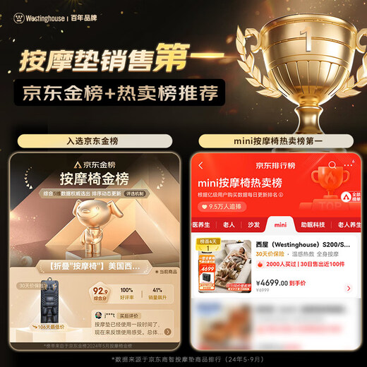 Westinghouse S200/S206/S206Pro Massage Mat Full Body Stretch Mat Lying Mat Bed Folding Massage Chair Home Mini Waist Back Massage Mattress Parents Gift Gift S206-Normandy Gray Waist and Leg Airbags Adjustable, Can Be Used by Anyone Tall, Short, Fat, Relax and Have a Good Sleep