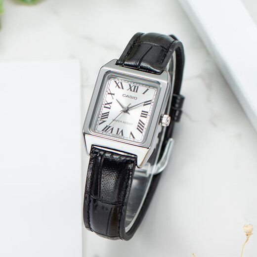 Casio (CASIO) retro classic small square watch student fashion temperament quartz women's watch LTP-V007L-7B1UDF
