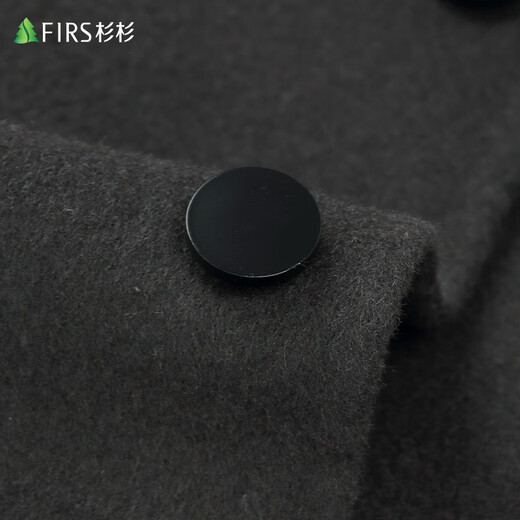 Shanshan wool double-sided woolen jacket men's spring and autumn lapel casual warm woolen coat top short coat men's clothing