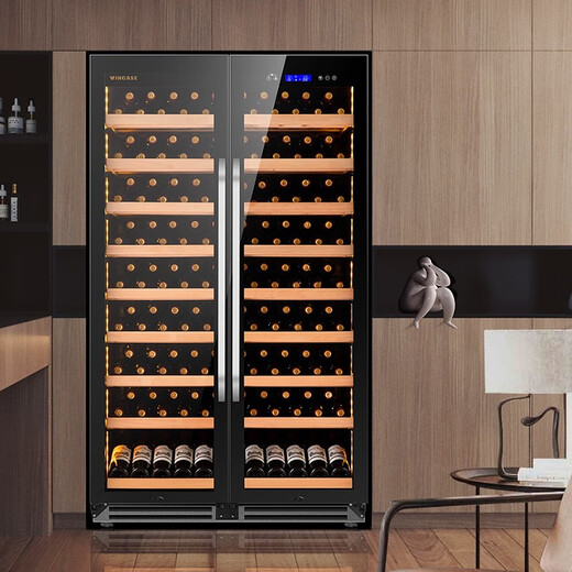 BAIKAILUN thin red wine cabinet constant temperature wine cabinet built-in household wine beverage tea thermostat commercial display refrigerator air-cooled frost-free 1.71 meters single temperature ~ (full version) 170 bottles thin section