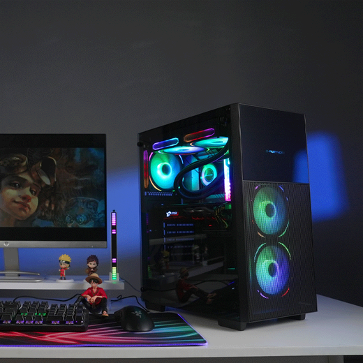 Gigabyte AMD Ryzen R5 5600/9600X/5700X/RX7650GRE/RTX5060/Ti host desktop e-sports game desktop DIY office design assembly computer configuration five R5 7500F丨RTX5050 computer host