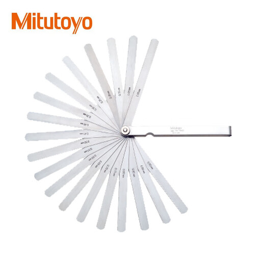 Mitutoyo feeler gauge thickness gauge gap piece plug gauge high precision imported from Japan 184-302S/0.03-0.5/13P long blade