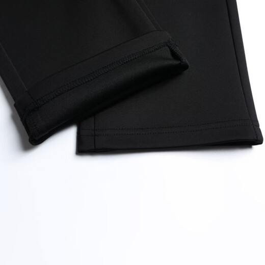 Binmuniao plus size trousers men's plus size trousers business casual suit trousers extra large elastic straight formal trousers black 43 (recommended 220Jin Jin equals 0.5 kg)