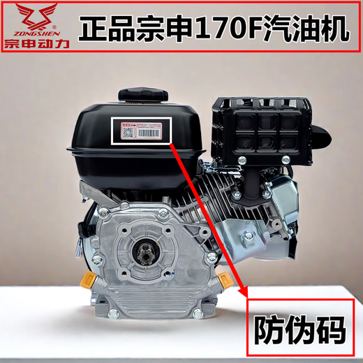 Zongshen Zongshen gasoline engine 170f micro tillage machine head 7.5 horsepower GB210 four-stroke agricultural tiller engine Zongshen micro tillage machine power GB210-25 spline shaft