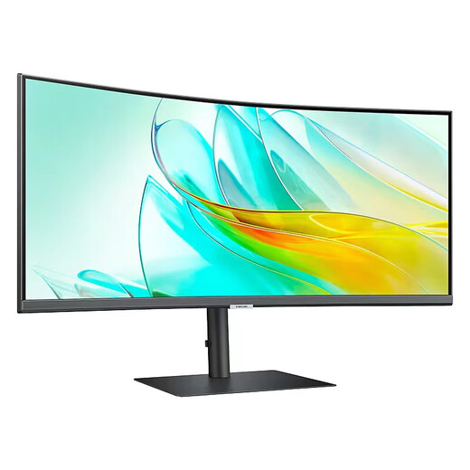 Samsung (SAMSUNG) 34-inch curved quasi-4K fish screen 100Hz e-sports game eye protection office desktop notebook external built-in audio ultra-wide split-screen KVM computer monitor LS34C650UACXXF official direct flagship store