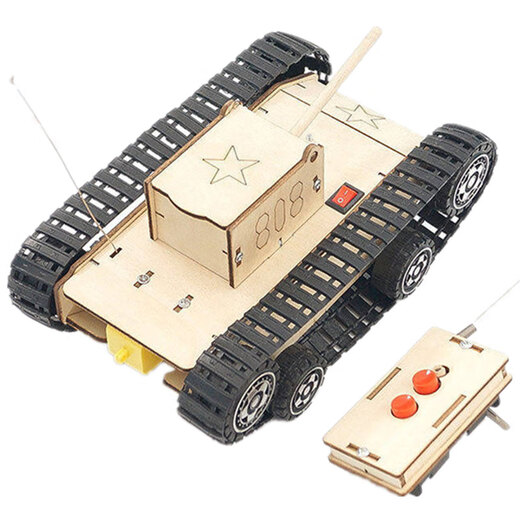 Drahtloser ferngesteuerter Kesselwagen, kleine Produktionserfindung in Wissenschaft und Technik, Studenten und Kinder montieren und montieren wissenschaftliche Schaltkreise manuell, ferngesteuertes Windkraftboot ~ kann Trinkflaschen drehen