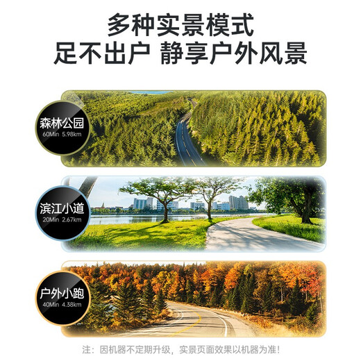 Lijiujia Treadmill Home Use Smart Sports Gym Equipment Noise Reduction Folding Special Patented Adjustable Shock Absorption - R8 10.1-inch Color Screen Single/18-speed Electric Slope