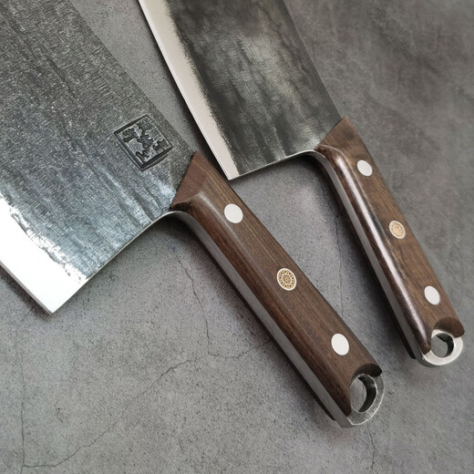 
Chujia Knife Bearing Steel Forging Kitchen Knife Pure Hand Forging Commercial Cutting Knife Bone Cutting Knife Household Kitchen Knife Cutting Knife Bone Cutting Knife Bearing Steel Cutting Knife (695g)