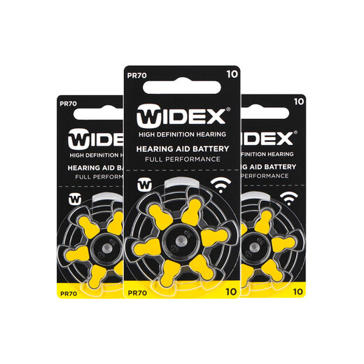 唯听助听器配件专用电池a13锌空气a10纽扣电子a312原装a675 唯听WIDEX 675【1板6颗】