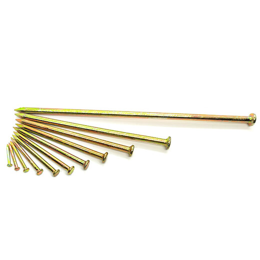 Deqi 55# special steel nails cement nails high hardness yellow wall nails wall painting nails headless nails 30mm (300g)