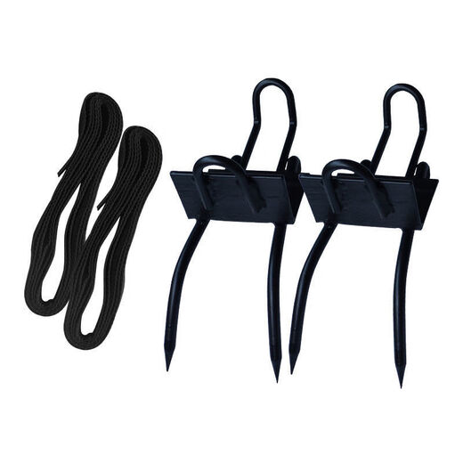 Aseblarm tree-climbing artifact, special for catching wasps, iron non-slip cat claw foot bar, logging and pine nut picking tool shoes, thickened tree-climbing artifact, thickened version + elastic band, no Specifications